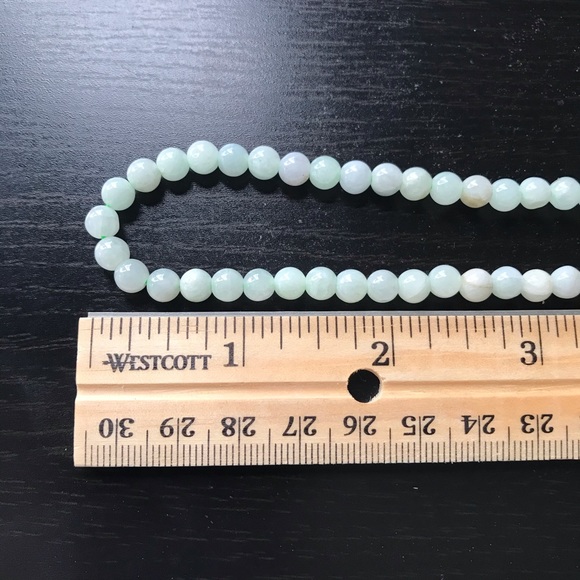 NEW Grade A Jade necklace 21” 5.5mm beads - Picture 4 of 7